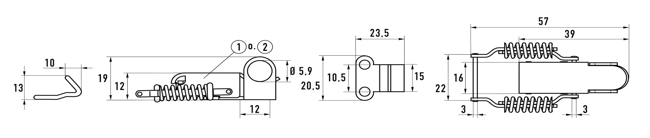 Затискач 42 SP+PC А2