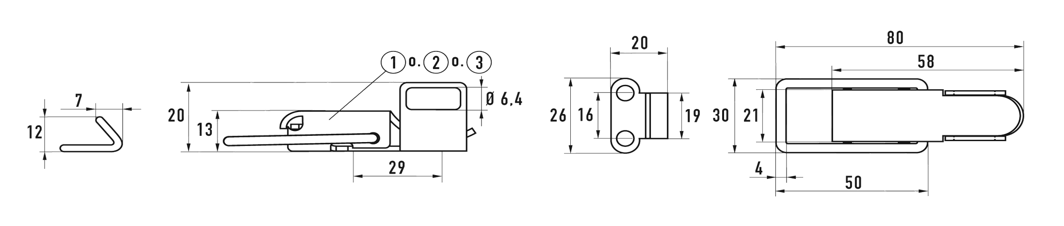 Затискач 44 PC А2