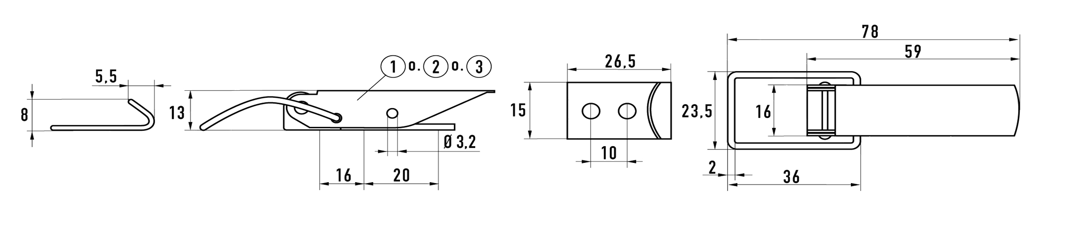 Затискач 802 А2
