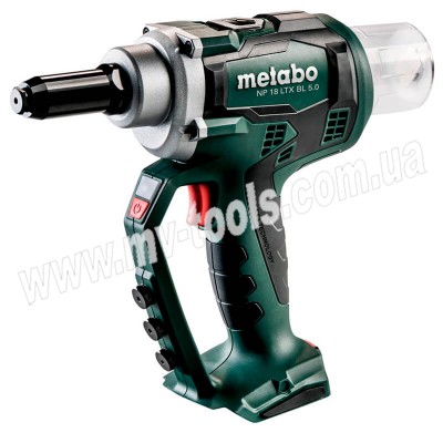 Акумуляторний заклепувальник Metabo NP 18 LTX BL 5.0