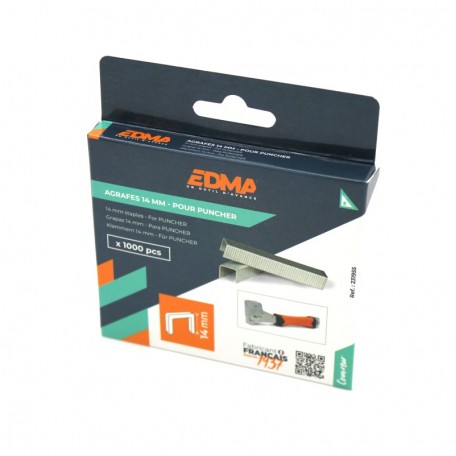 Скобы для молоткового степлера 14 мм, EDMA Скобы для молоткового степлера 14 мм, EDMA