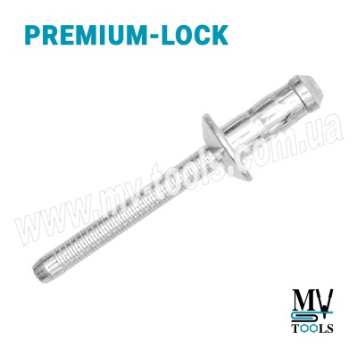 Заклепка відривна посилена потай PREMIUM-LOCK 6.4х21.5 мм / 13.8-15.8 мм А2 / А2 