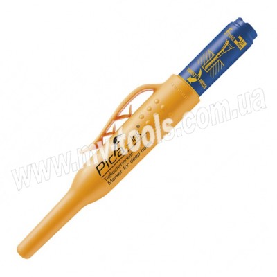 Маркер з подовженим носиком Pica-Ink Deep Hole Marker, синій