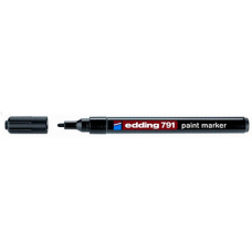 Маркер перманентний Edding E-791 на нітрофарбі по металу