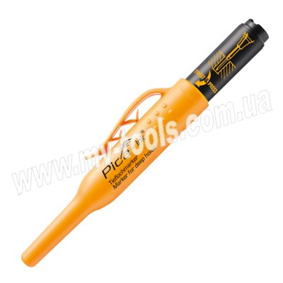 Маркер з подовженим носиком Pica-Ink Deep Hole Marker, чорний