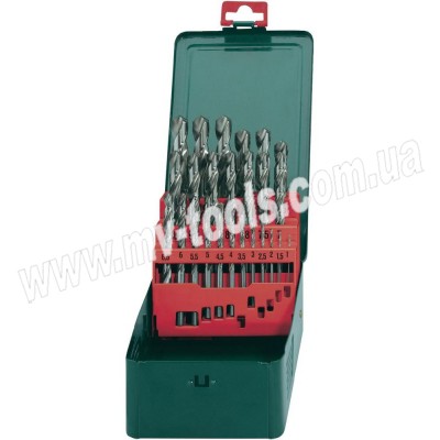 Set of metal drills Metabo HSS-G