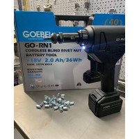 27.02.2023 Заклепувальник акумуляторний GOEBEL GO-RN1 для різьбових заклепок M3-M8