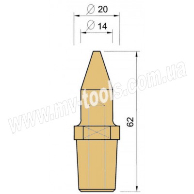 Електрод PEI-POINT E366