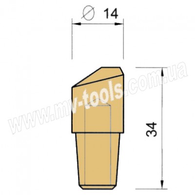 Електрод PEI-POINT E53/8