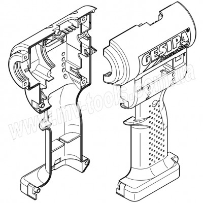 Корпус в зборі (№26) для Gesipa PowerBird