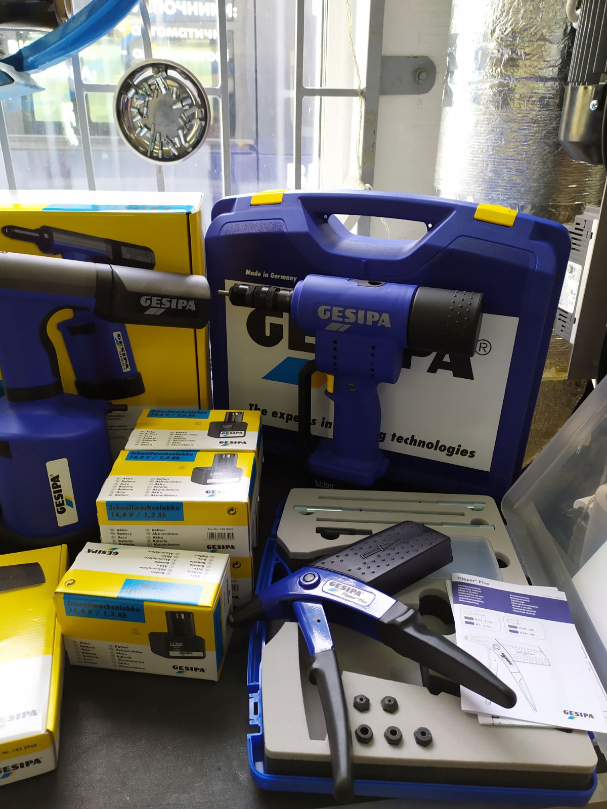 Нова партія заклепувальників Gesipa Нова партія заклепувальників Gesipa